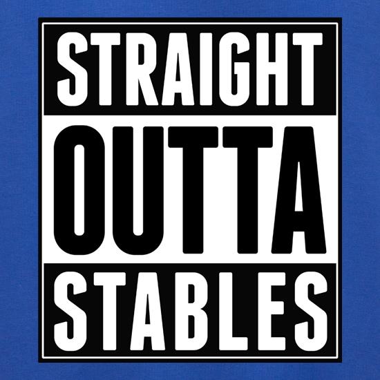 Straight Outta Stables t shirt